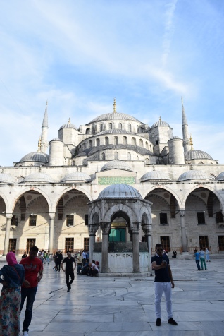 The famous Blue Mosque or Sultanahmet mosque