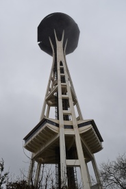 Space needle! So cloudy.